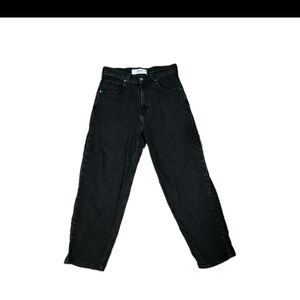 Hollister Baggy Skater Jeans Mens 28x30 Washed Black Denim Grunge Y2K